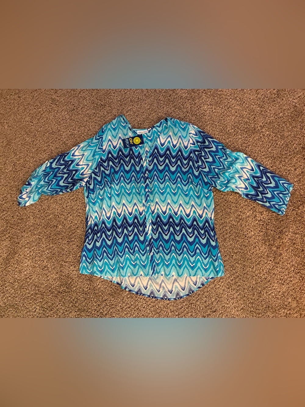 🦋 NWT $46 Kiwi Fresh $46 Tunic Top